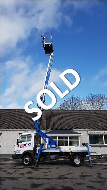 Oil & Steel Scorpion 1490, Van/Truck Mounted Mobile Boom Lift (2005)