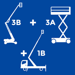 Standard MEWP (3B+3A) + Static Boom (1B)