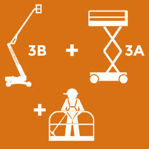 Standard MEWP (3B+3A) + Safety Harness